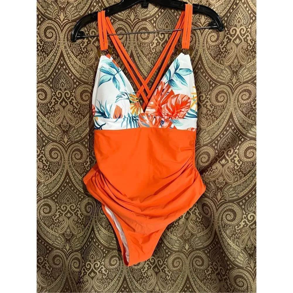 CUPSHE WOMENS ONE PIECE BATHING SUIT - Picture 2 of 10